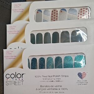 Color Street Nail Polish Strips Set